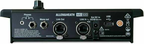 Komponenta za In-Ear sustave Allen & Heath ME-500 - 6