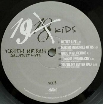 Vinyl Record Keith Urban - Greatest Hits - 19 Kids (2 LP) - 3