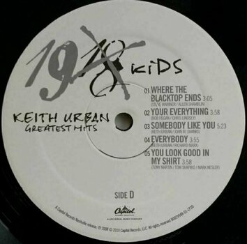Vinyl Record Keith Urban - Greatest Hits - 19 Kids (2 LP) - 5