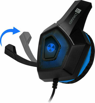 Casque PC Connect IT BATTLE RNBW Ed. 2 Bleu-Noir Casque PC - 5