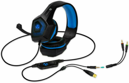 Casque PC Connect IT BATTLE RNBW Ed. 2 Bleu-Noir Casque PC - 6