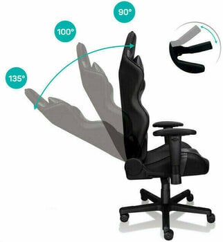 Scaun de joc Connect IT XL BigSize Black Scaun de joc - 9