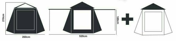 Bivak / Přístřešek Prologic Přístřešek Fulcrum Utility Tent & Condenser Wrap - 6