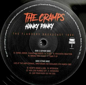 Vinyl Record The Cramps - Hanky Panky (2 LP) - 2