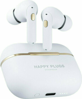 True trådlös in-ear Happy Plugs Air 1 Zen Vit - 3
