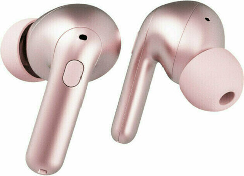 True trådlös in-ear Happy Plugs Air 1 Zen Pink Gold - 2