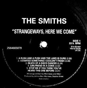 Vinyl Record The Smiths - Strangeways Here We Come (LP) - 5
