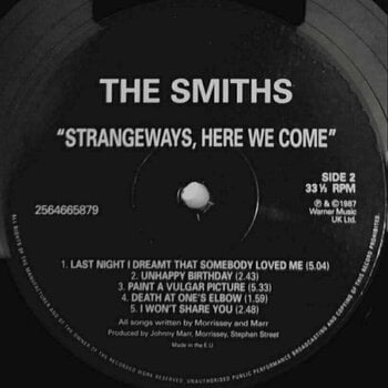 Vinyl Record The Smiths - Strangeways Here We Come (LP) - 6