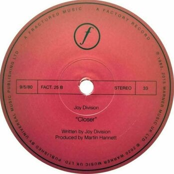 Disque vinyle Joy Division - Closer (40Th Anniversary Edition) (Coloured) (LP + CD) - 4
