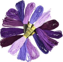 Broderigarn Alma TH013-C1 Violet 8 m Broderigarn - 1
