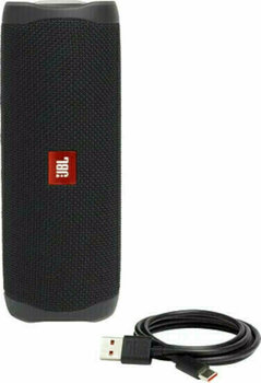 Přenosný reproduktor JBL Flip 5 BLKE Black Přenosný reproduktor - 5