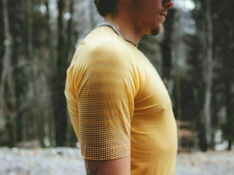 Majica za trčanje s kratkim rukavom Compressport Racing T-Shirt Honey Gold XL Majica za trčanje s kratkim rukavom - 11