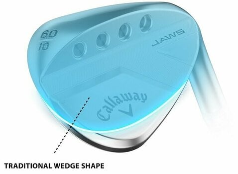 Golfová hole - wedge Callaway JAWS Full Toe Chrome 21 Graphite Wedge 58-10 Right Hand - 7