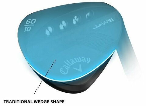 Crosă de golf - wedges Callaway JAWS Full Toe Crosă de golf - wedges Mâna stângă 54° 12° Wedge Flex - 7