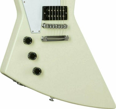 Elektriska gitarrer Gibson 70s Explorer LH Classic White - 4