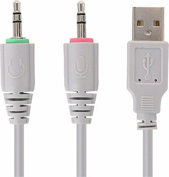 Auriculares para ordenador Marvo HG8936 Blanco-Rosado Auriculares para ordenador - 5