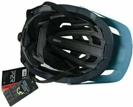 Cască bicicletă P2R Fortex Matte Turquoise/Charcoal 54-58 Cască bicicletă - 8
