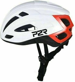Bike Helmet P2R Rodeo White/Black/Red Shine 58-61 Bike Helmet - 2