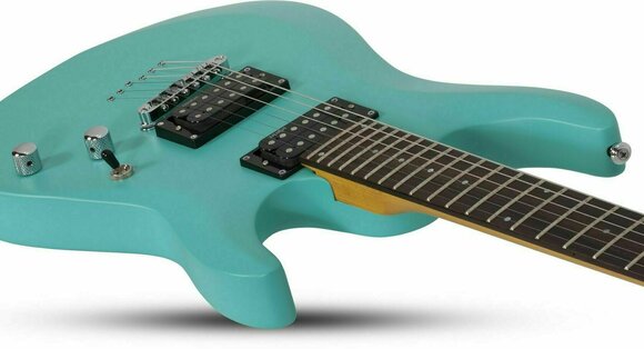 Electric guitar Schecter C-6 Deluxe Satin Aqua - 3
