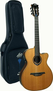 Elektro klasična gitara LAG Tramontane HyVibe 15 Nylon - 5