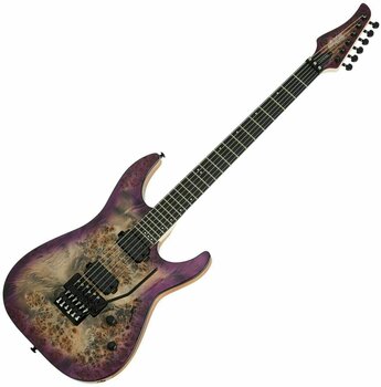 E-Gitarre Schecter C-6 Pro FR Aurora Burst - 2