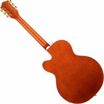 Guitarra semi-acústica Gretsch G6120TG Players Edition Nashville Orange Satin - 2