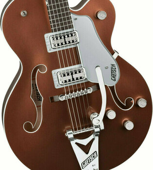 Semi-Acoustic Guitar Gretsch G6118T Players Edition Anniversary Two-Tone Copper Metallic - 3