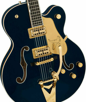 Félakusztikus - jazz-gitár Gretsch G6136TG Players Edition Falcon Midnight Sapphire - 3