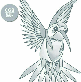 Popisovač Chameleon CG8 Stínovací popisovač Coolgrey - 3