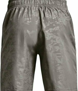 Pantaloni scurți de alergare Under Armour UA Woven Emboss Shorts Concrete/Phoenix Fire XL Pantaloni scurți de alergare - 2