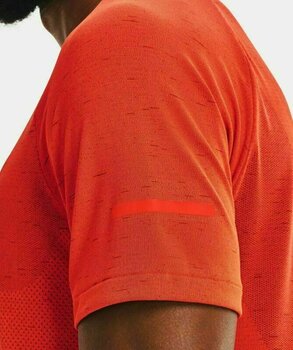 Тениска с къс ръкав за бягане Under Armour UA Seamless Run Phoenix Fire/Radiant Red XL Тениска с къс ръкав за бягане - 3