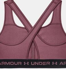 Фитнес бельо Under Armour Women's Armour Mid Crossback Sports Bra Ash Plum/Black XS Фитнес бельо - 1