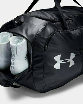 Lifestyle zaino / Borsa Under Armour UA Undeniable 4.0 Duffle Black/Silver 145 L Borsa sportiva - 3