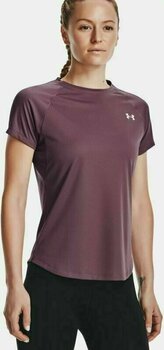 Tricou cu mânecă scurtă pentru alergare
 Under Armour UA W Speed Stride Ash Plum/Reflective L Tricou cu mânecă scurtă pentru alergare - 4