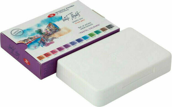 Peintures aquarelles Nevskaya Palitra White Nights Ensemble de peintures à l'aquarelle 12 pcs - 2