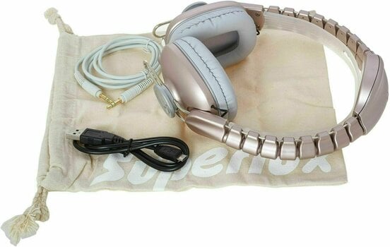 Słuchawki bezprzewodowe On-ear Superlux HDB581 Rosegold - 5
