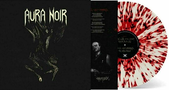 Vinyl Record Aura Noir - Aura Noire (Red With Black And White Speckles) (LP) - 2