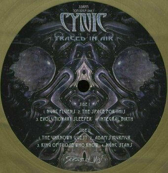 Disco de vinilo Cynic - Traced In Air (Remixed) (Gold Vinyl) (LP) - 3