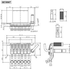 Tremolo Gotoh GE1996T-B Black - 3