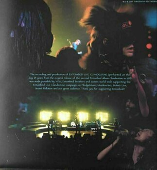 Disc de vinil Entombed - Clandestine Live (Phd Exclusive Blue Vinyl + Poster) (2 LP) - 2