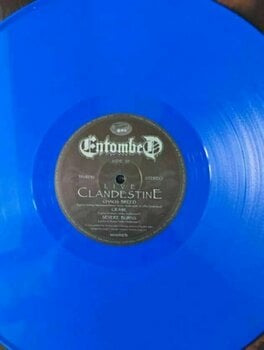 LP Entombed - Clandestine Live (Phd Exclusive Blue Vinyl + Poster) (2 LP) - 4