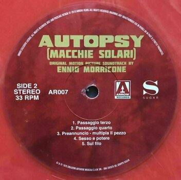 Vinyl Record Ennio Morricone - Autopsy (Macchie Solari ) OST (Orange Vinyl) (2 LP) - 5