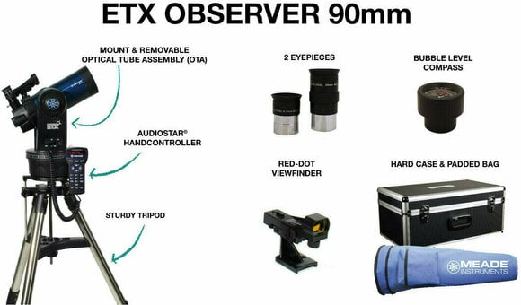 Telescop Meade Instruments ETX90 Observer - 12