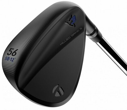 Golf palica - wedge TaylorMade Milled Grind 3 Black Wedge Steel Right Hand 60-08 LB - 5