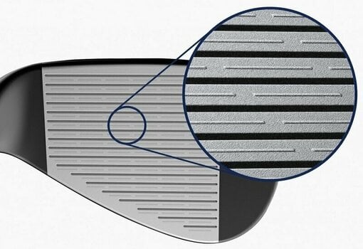 Golf palica - wedge TaylorMade Milled Grind 3 Black Wedge Steel Left Hand 52-09 SB - 8