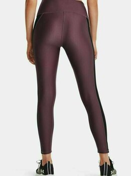 Löparbyxor/leggings Under Armour HeatGear Armour Panel Ankle Leggings Plum/Black S Löparbyxor/leggings - 4