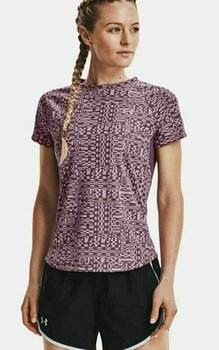 Running t-shirt with short sleeves
 Under Armour UA Speed Stride Printed Ash Plum/Mauve Pink XS Running t-shirt with short sleeves - 3