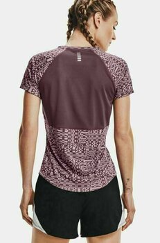 Running t-shirt with short sleeves
 Under Armour UA Speed Stride Printed Ash Plum/Mauve Pink XS Running t-shirt with short sleeves - 4