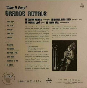Vinyl Record Grande Royale - Take It Easy (LP) - 4