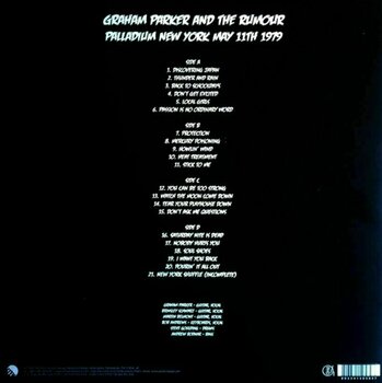 Vinyl Record Graham Parker & The Rumour - Live In New York (2 LP) - 4